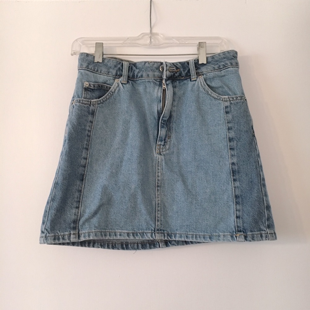 Topshop Denim Miniskirt - Picture 1 of 6